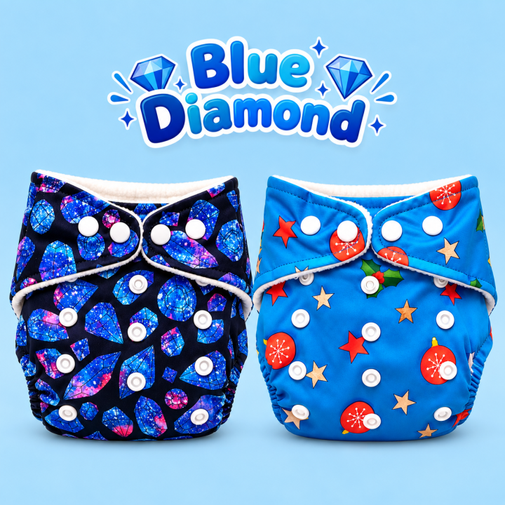 Reusable Baby Cloth Diaper with Cotton Pad – Soft & Quick Absorb