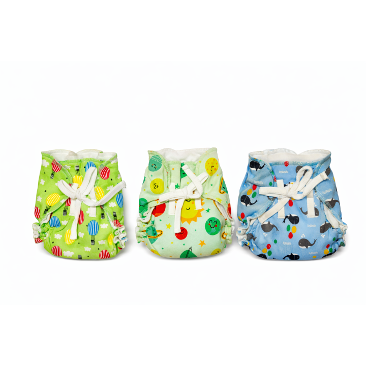 Reusable Cotton Langot for Newborn (0–3 Months, Up to 5kg)