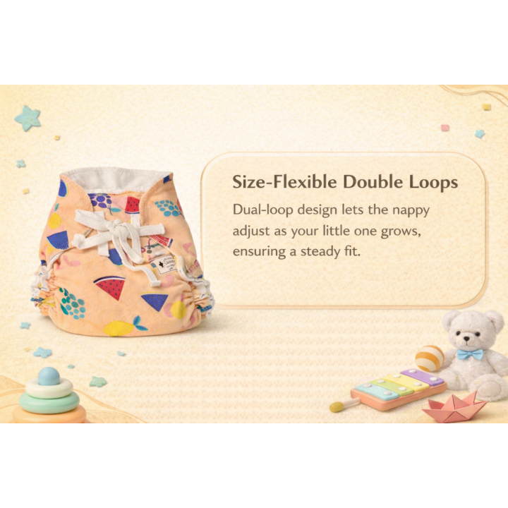 Reusable Cotton Langot for Newborn (0–3 Months, Up to 5kg)