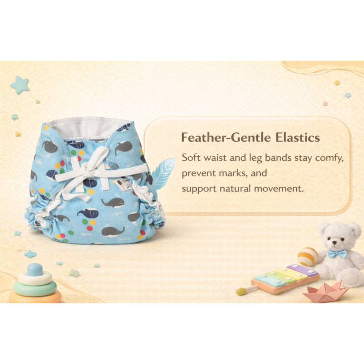Reusable Cotton Langot for Newborn (0–3 Months, Up to 5kg)