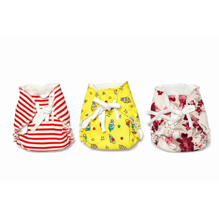 Reusable Cotton Langot for Newborn (0–3 Months, Up to 5kg)