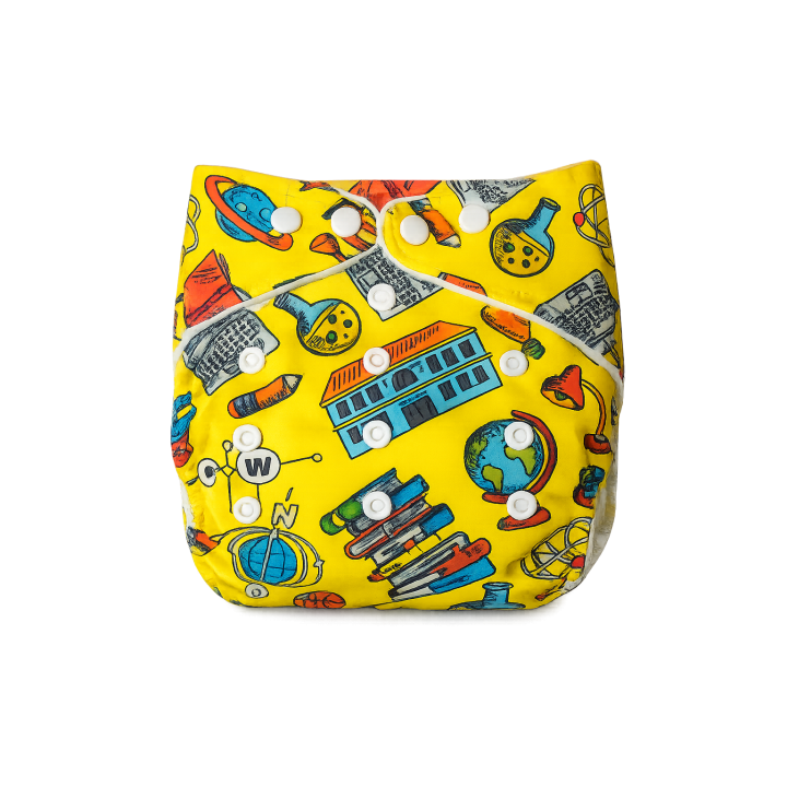 Reusable Baby Cloth Diaper with Cotton Pad – Soft & Quick Absorb