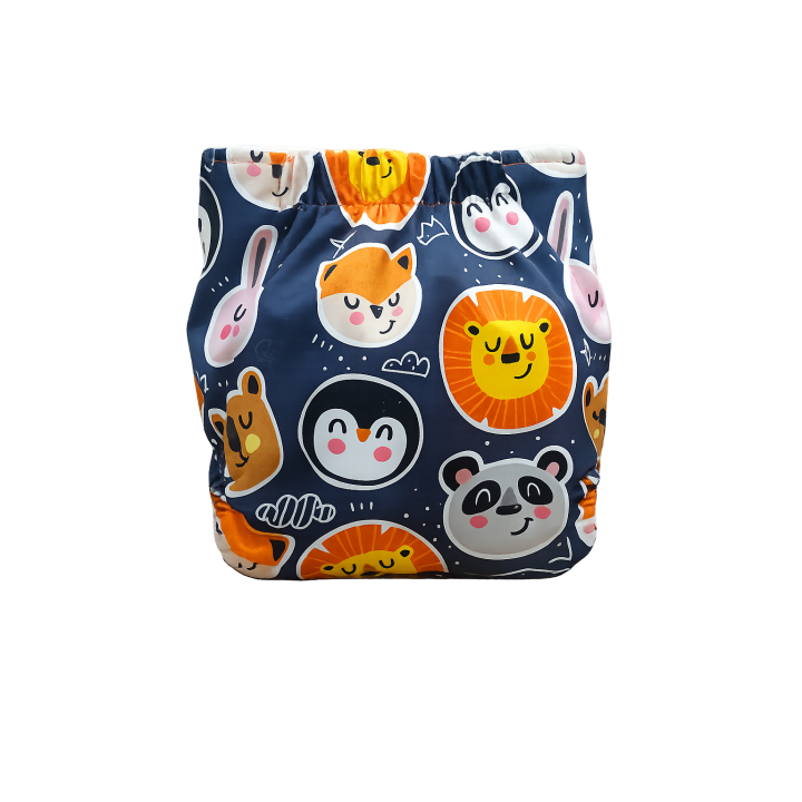 Reusable Baby Cloth Diaper with Cotton Pad – Soft & Quick Absorb