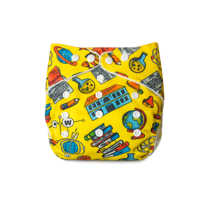 Reusable Baby Cloth Diaper with Cotton Pad – Soft & Quick Absorb