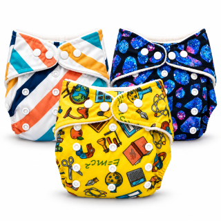 Reusable Baby Cloth Diaper with Cotton Pad – Soft & Quick Absorb